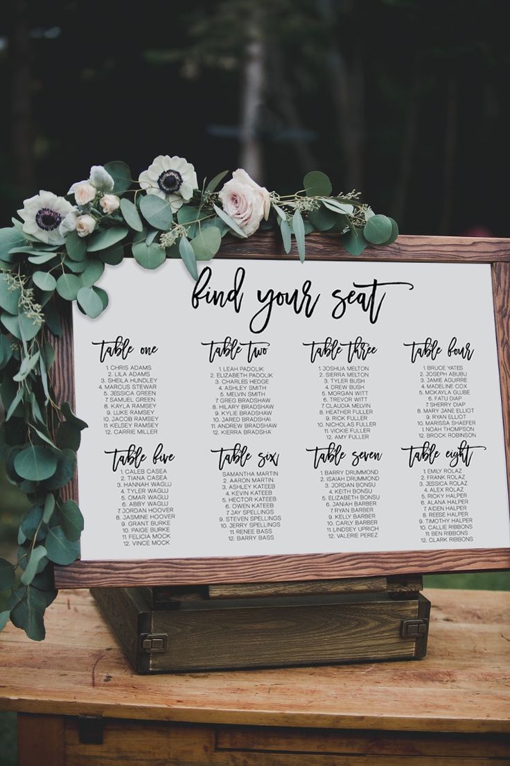 Wedding Table Numbers For Your Big Day