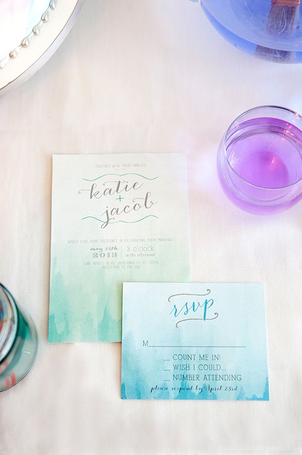 Beautiful Watercolor Wedding Ideas For Your Wedding