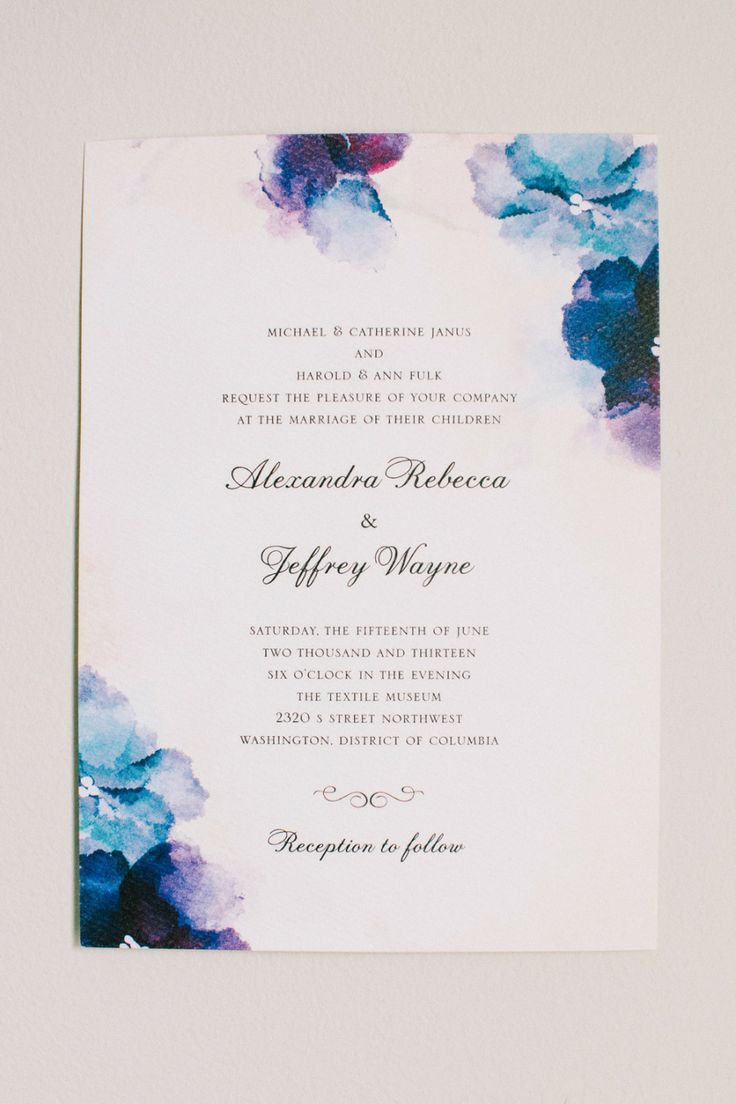 Beautiful Watercolor Wedding Ideas For Your Wedding