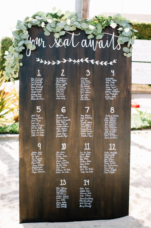 Modern And Creative Seating Chart Ideas To Inspire