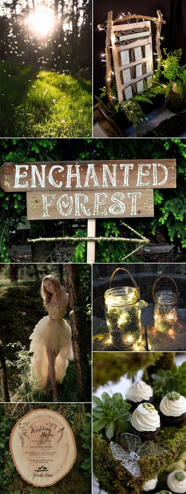 Magical Fairy Tale Wedding in The Woods