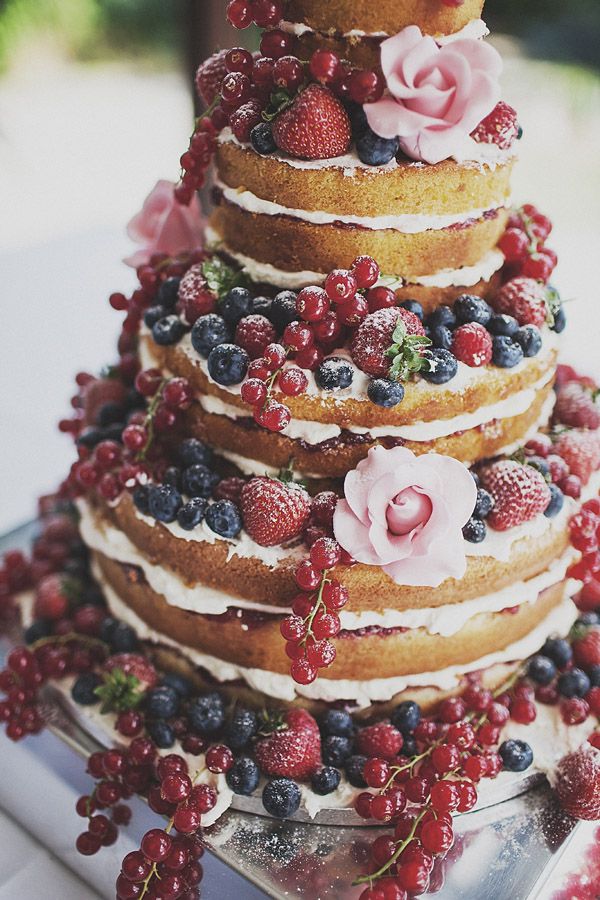 Naked Wedding Cake Inspirations