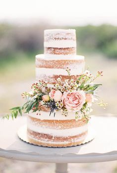 Naked Wedding Cake Inspirations