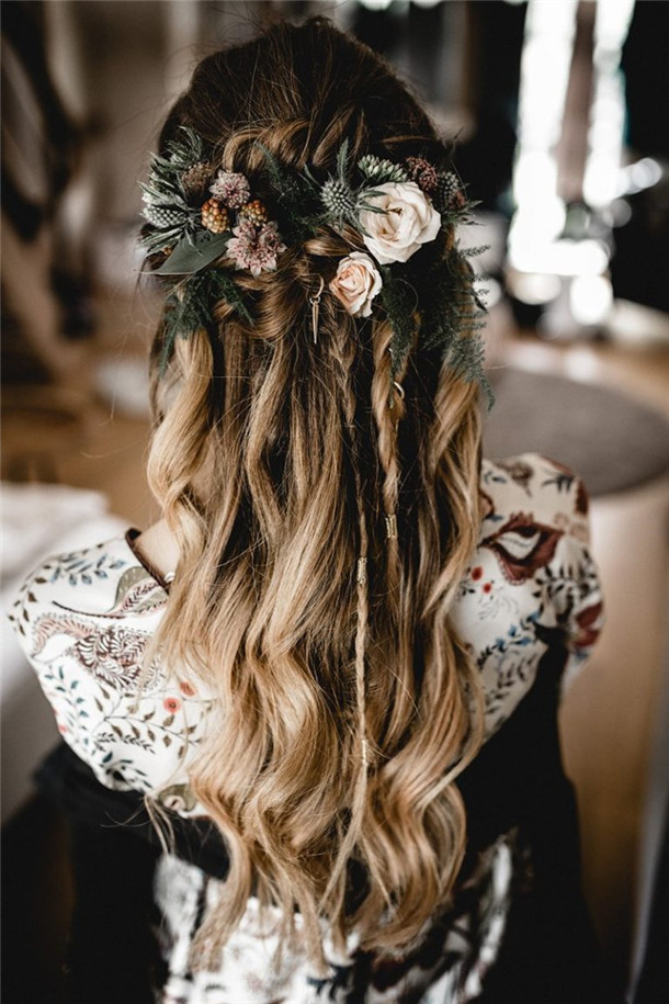boho wedding hairstyles