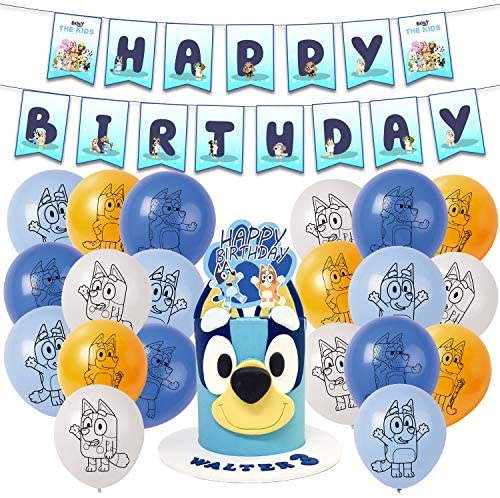 Bluey birthday party supplies ，Bluey Themed Birthday Party